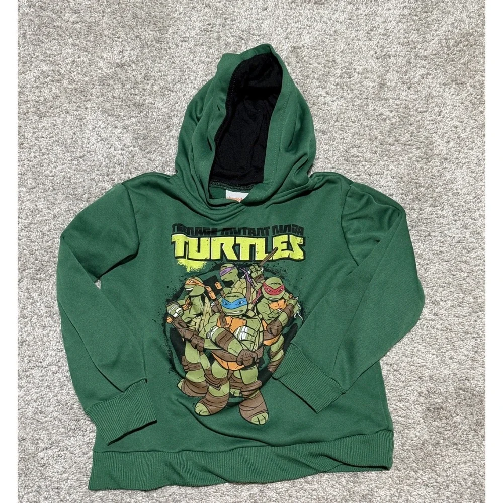 Lot Of 6 Boys Sweatshirt Zip Up Hoodie Ninja Turtles Old Navy Reebok Size 6-7‎